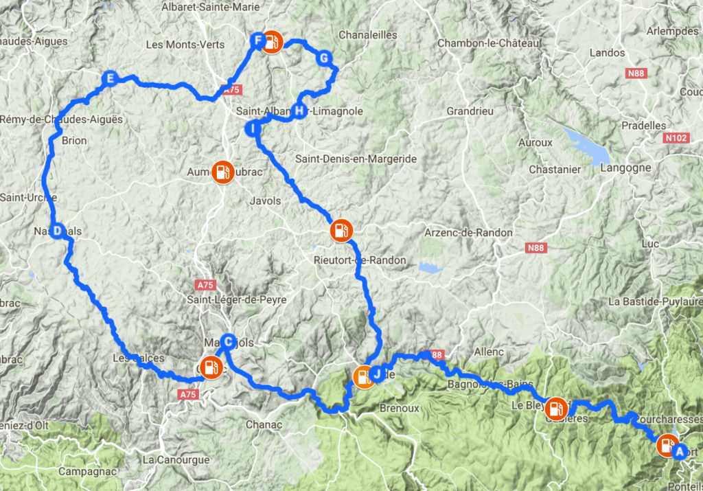 Parcours moto / auto : L’Aubrac, transhumance